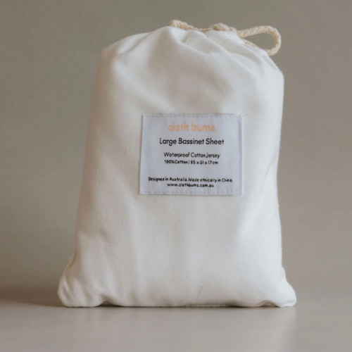 Co-Sleeper Waterproof Sheet - Ivory – Cloth Bums