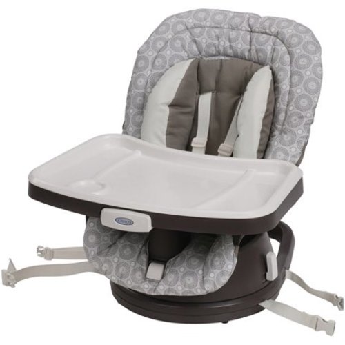 Graco SwiviSeat 3-in-1 High Chair Booster Seat, Abbington