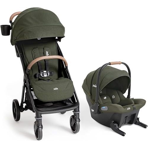 Joie Baby, Nutmeg Stroller & Mint Latch Car Seat, Travel System (Forest)