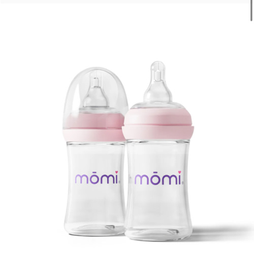 momi vibes breast-like bottle sets - seashell