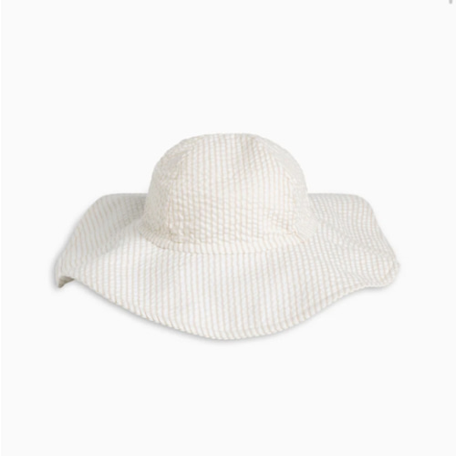 Seersucker Sun Hat