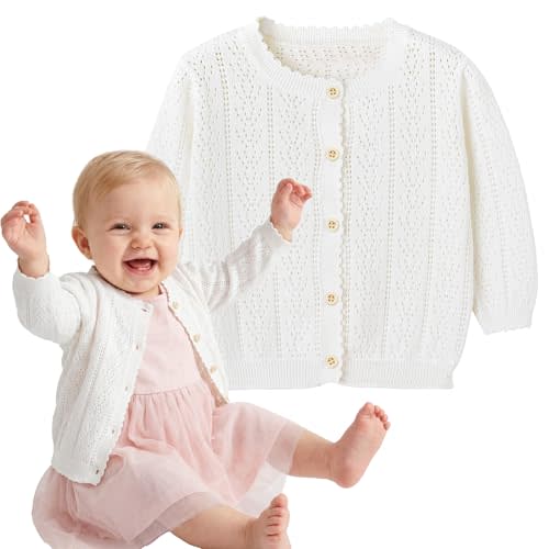 Simplee kids Toddler Girl Knit Cardigans Sweater | Soft and Cozy Fabric,Spring and Fall and Summer Morning Daily Casual Wear,for Baby and Little Kids