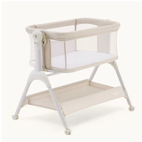 HARPPA Cuddly Sway | 3-in-1 Rocking Baby Bassinet & Bedside Sleeper with Anti-Reflux Mattress for Newborns | Attaches to Bed, Adjustable Height, Tool-Free Setup, Portable Wheels, CPSC Certified, Gentle Rocking Motion | Ideal for Infants, Safe Co-Sleeping