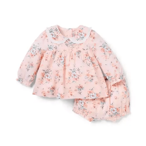Baby Seashell Pink Floral Baby Floral Matching Set by Janie and Jack