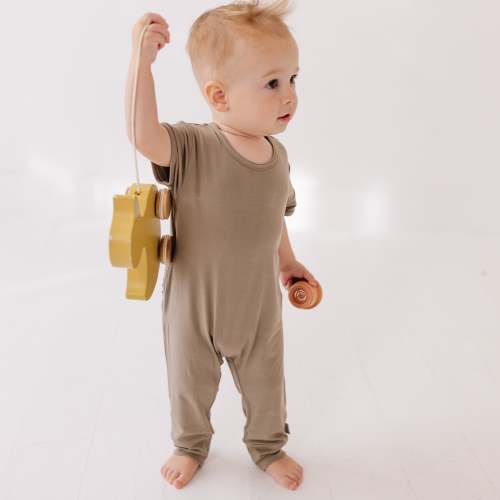 Timber Short Long Romper Luxe Edition | Cotton Bamboo Blend