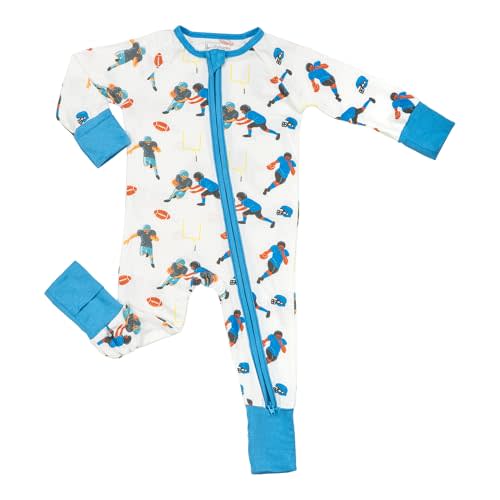 LollyBanks Baby Pajamas, 2-Way Zipper Romper, 95% Viscose Made from Bamboo and 5% Spandex, Baby Sleepers