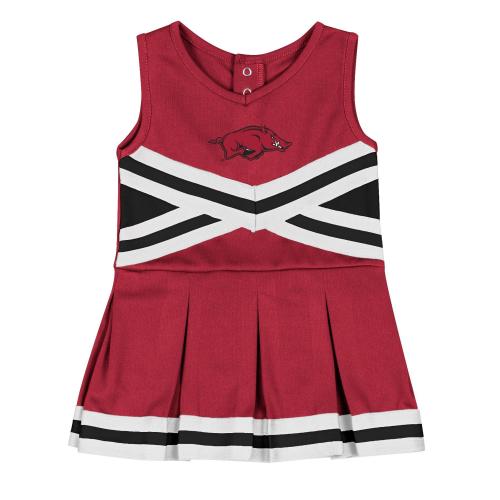 Arkansas Razorbacks Infant Carousel Cheerleader Set