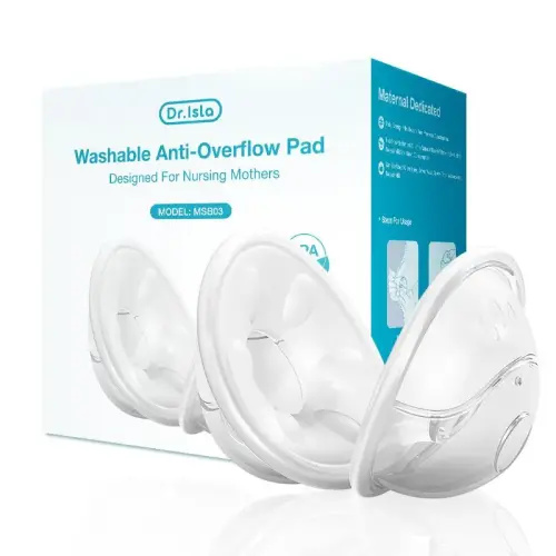 Silicone Removable Breast Pads, 2 Counts/set Washable Anti-overflow Pad Breastfeeding Accessories for Newborns & Infants, Baby & Maternity Supplies - TikTok Shop