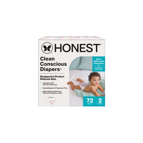 The Honest Company Club Box Diapers Tutu Cute and Rose Blossom