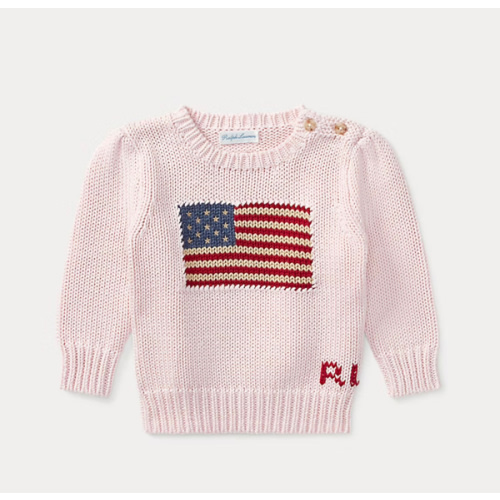 American Flag Sweater | Sweaters BABY GIRL (0-24 months) | Ralph Lauren