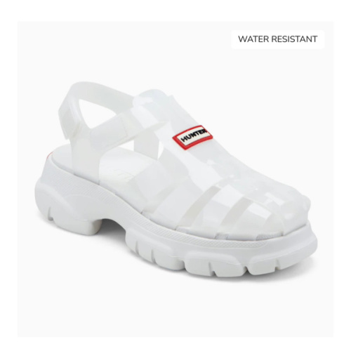Big Kids Belize Casual Closed Toe Strappy Sandals - White Translucent | Hunter Boots