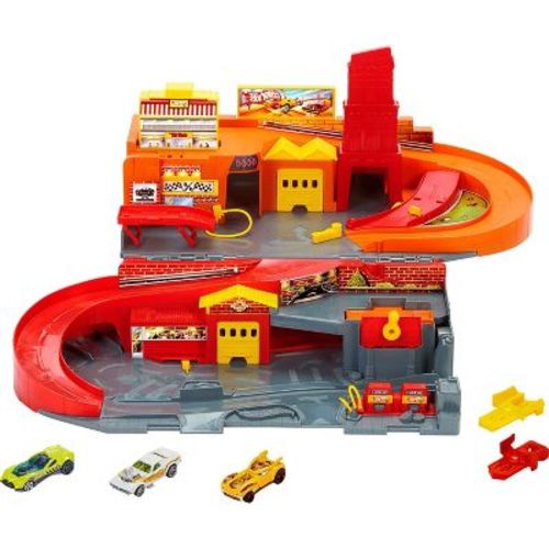 Hot Wheels City Sto & Go Refresh Toy Vehicle Playset - 6pk