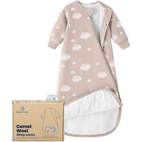 kaiya baby Unisex Sleeping Bag for Babies and Toddlers 1.0 Tog Sleep Sack 6-18 Months, Baby Sleep Sack, Newborn Sleep Sack, Wearable Blanket Baby, One Piece with Sleeves, Gifts for Baby, Pink
