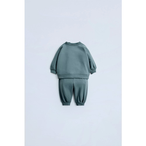 SWEATSHIRT AND JOGGER PANTS MATCHING SET - Petrol blue | ZARA United States