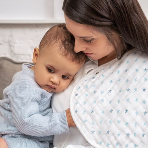 Oceanic Organic Cotton Burpy Bibs 2pk | aden + anais