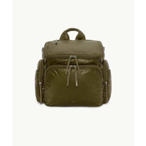 Baby Bag Nylon | Unisex Diaper Bag by Caraa - OLIVE LARGE