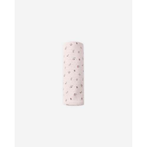 Pointelle Baby Blanket Heart Ditsy