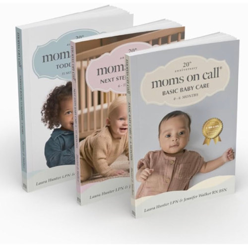 Moms on Call Complete 3-Book Set (0 Months-4 Years) - Newborn Care, Baby Sleep Schedules & Toddler Parenting Books - Baby Shower Gift for New Moms - 20th Anniversary