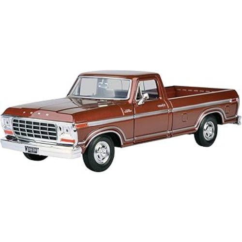 Motormax 1979 Ford F-150 Pickup Truck 1:24 Diecast Car Model 79346 Brown