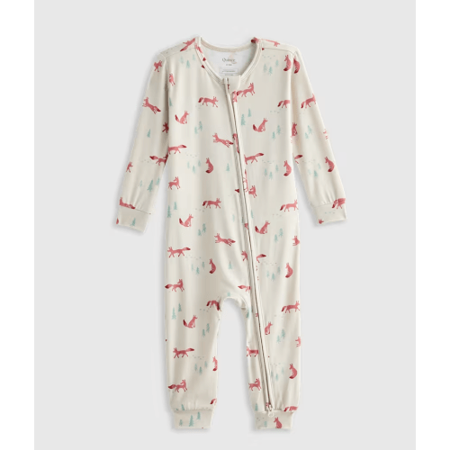 Bamboo One Piece Pajama - Baby in Fox