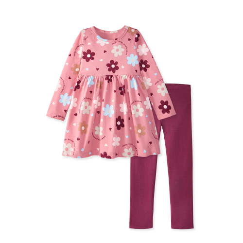 Garanimals Baby & Toddler Girl Dress 2-Piece Outfit Set, Sizes 0-6T