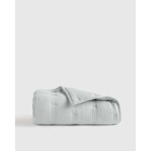 Organic Cotton Gauze Toddler Quilt in Mist