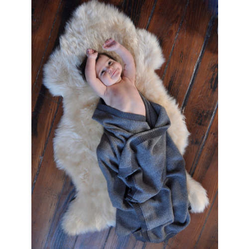 Longwool Sheepskin Baby Rug – Nui Organics