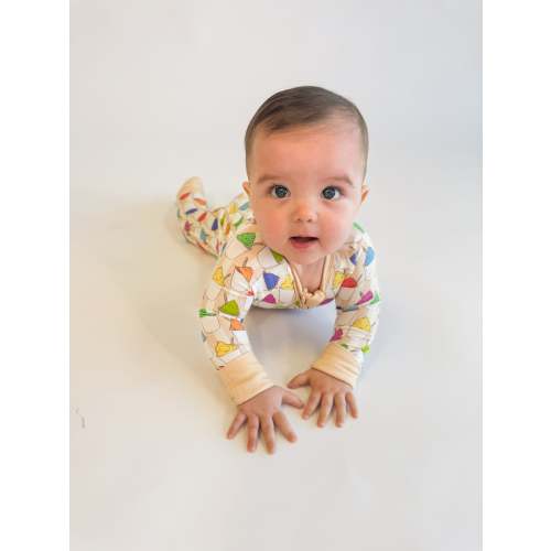 Convertible Zip Pajamas - Sno Cones – Goosies