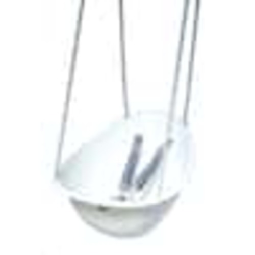 FLYBAR Ivory Swurfer Coconut Toddler Baby Swing, Comfy 3- Point Adjustable Safety Harness, Durable, Easy Installation SW54070I