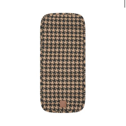 Black Houndstooth Universal Linen Bassinet Liner