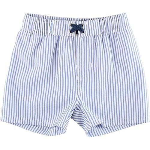 RUGGEDBUTTS Boys UPF50+ Sun Protection Seersucker Swim Trunks