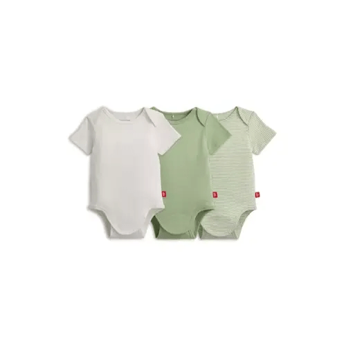 Unisex Bodysuit Bundle, Pack of 3 - 0-3 M