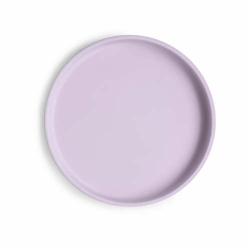 Mushie Classic Silicone Suction Plate - Soft Lilac