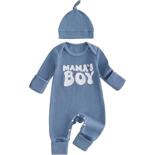 Newborn Baby Boy Fall Outfit Romper Jumpsuit Infant Clothes