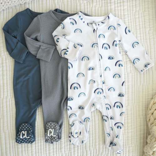 Bluebird Skies 3-Pack Footie Bundle