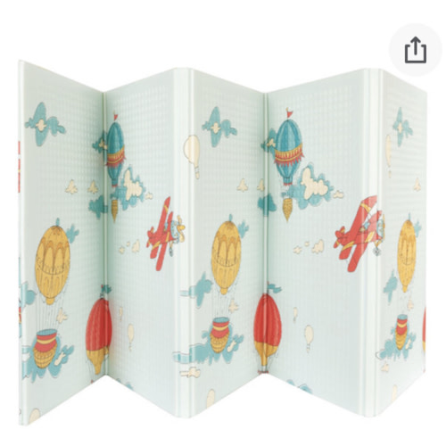 Reversible Floor Mat | Hot Air Balloons