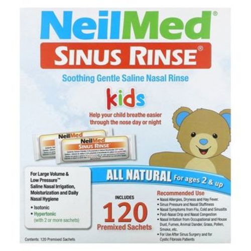 Neil Med Sinus Rinse Pediatric Packets, Premixed 120/box