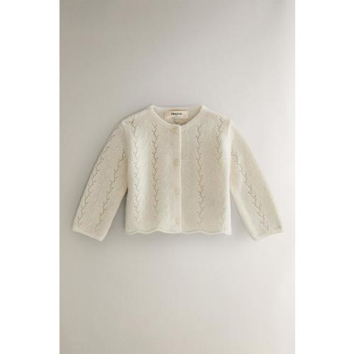 BABY CASHMERE JACKET - Oyster-white | ZARA United States