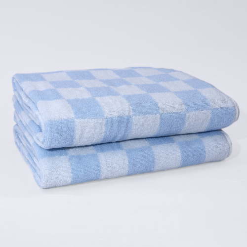 Mainstays 2-Pack Bath Towels, Sky Check - Walmart.ca