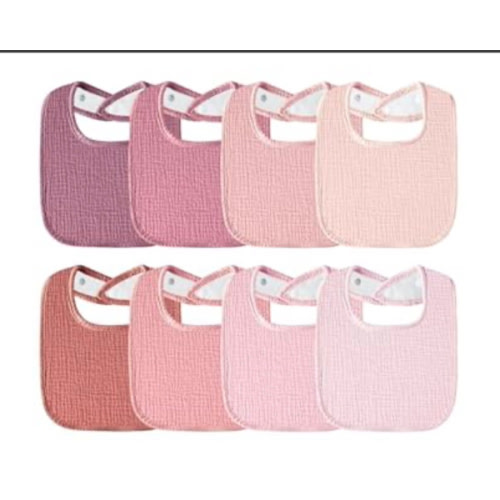 Muslin Baby Bibs Cotton Baby Drool Bandana Bibs for Baby Girls Boys Infant Newborn Toddler Drooling and Teething