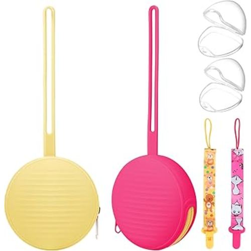 Pacifier Case, Holder for BPA Free Traveling Baby Essentials Set