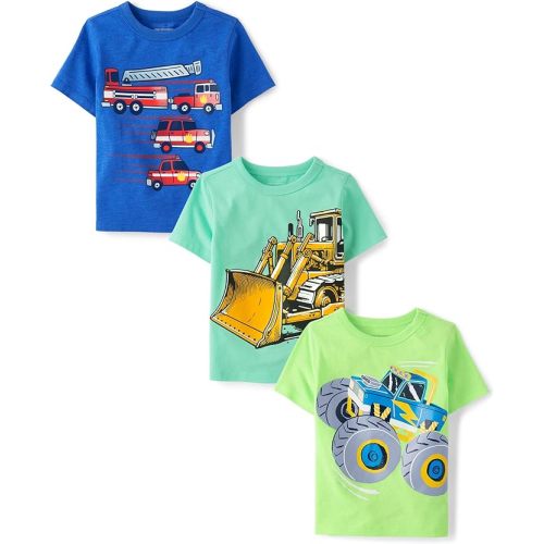 The Children's Place Baby Boys' Graphic T-Shirts (3-Pack)