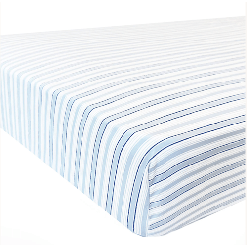Martha Blue Crib Sheet