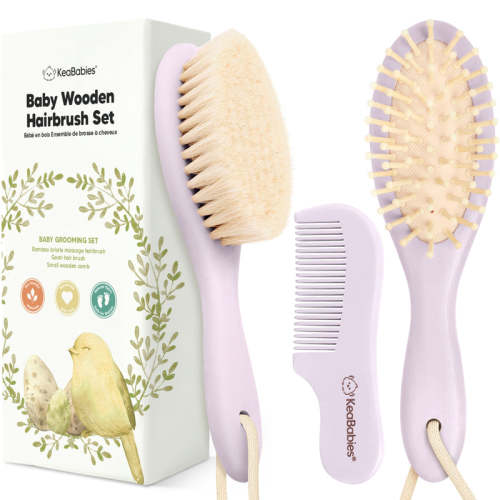 Baby Hair Brush and Comb Set (Thistle) Thistle / One Size