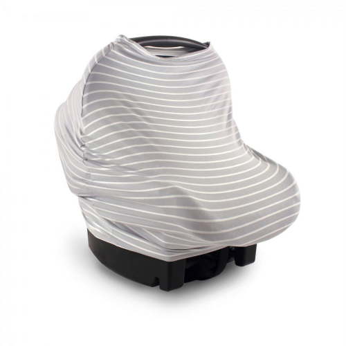 Yoga Sprout Baby Unisex Multi-use Car Seat Canopy, Gray Stripe, One Size