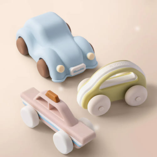 Surf & Go Silicone Mini Car Set