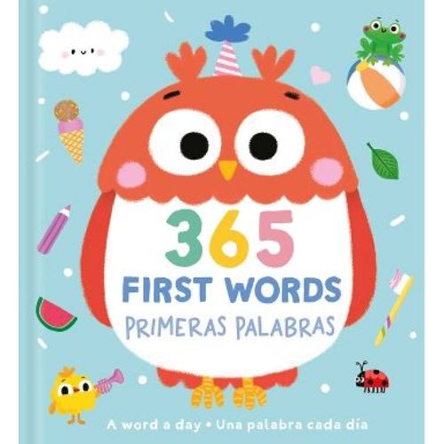 365 First Words - Bilingual English/Spanish - by Little Genius Books (Hardcover)