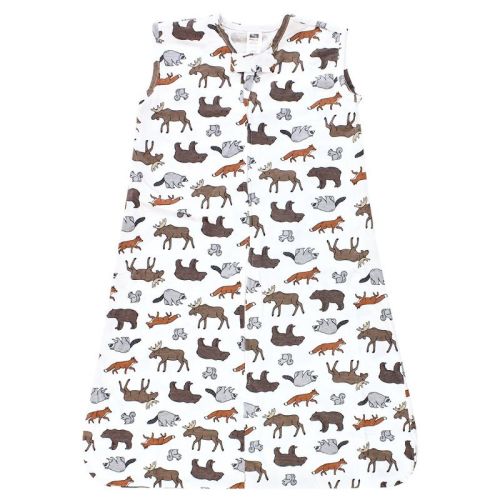 Hudson Baby Infant Boy Cotton Sleeveless Wearable Sleeping Bag, Sack, Blanket, Animal Adventure