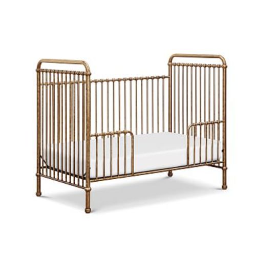 Namesake Abigail/Winston Toddler Metal Bed Conversion Kit, Vintage Gold