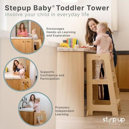 Stepup Toddler Tower - Natural